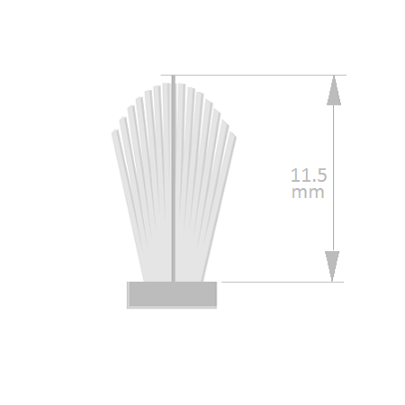 Brown Brushpile Weatherstrip - Image 4