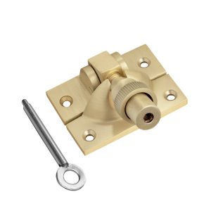 Brighton Fastener Solid Brass Locking - Satin Brass