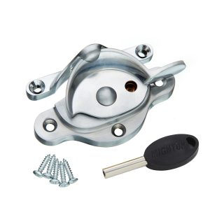 Heritage Sash Fastener Locking - Satin Chrome
