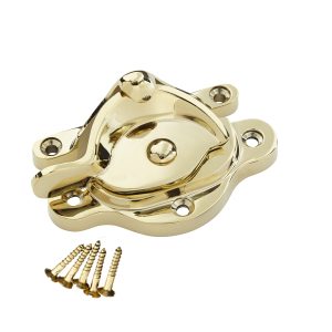 Heritage Sash Fastener Non-Locking - PVD Brass