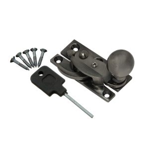 Hooking Sash Fastener Locking - Antique Pewter