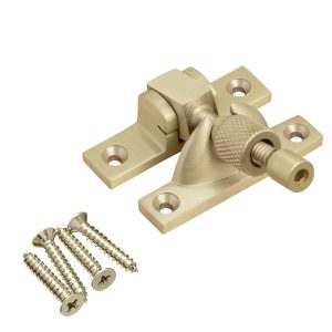 Mini Brighton Fastener Solid Brass Locking - Satin Brass