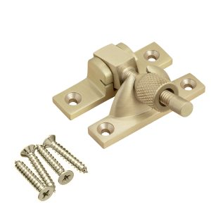 Mini Brighton Fastener Solid Brass Non-Locking - Satin Brass
