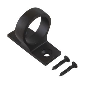 Solid Brass Ring Pulls - Dark Bronze