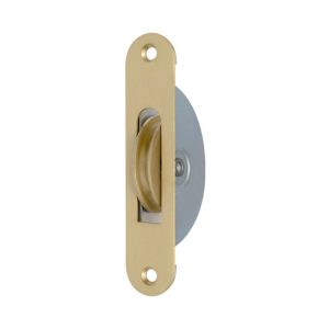 Satin Brass - Round Ends