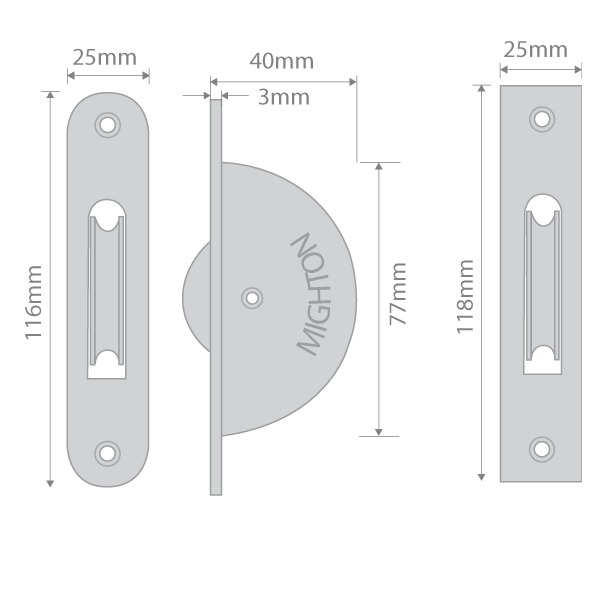 1 ¾" Nylon Wheel Pulleys For Sash Cord - Image 2