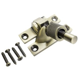 Mini Brighton Fastener Solid Brass Non-Locking - Antique Brass