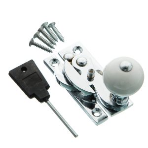 Hooking Sash Fastener Ceramic Knob Wide Arm