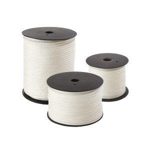 White Pre-Stretched Nylon Sash Cord