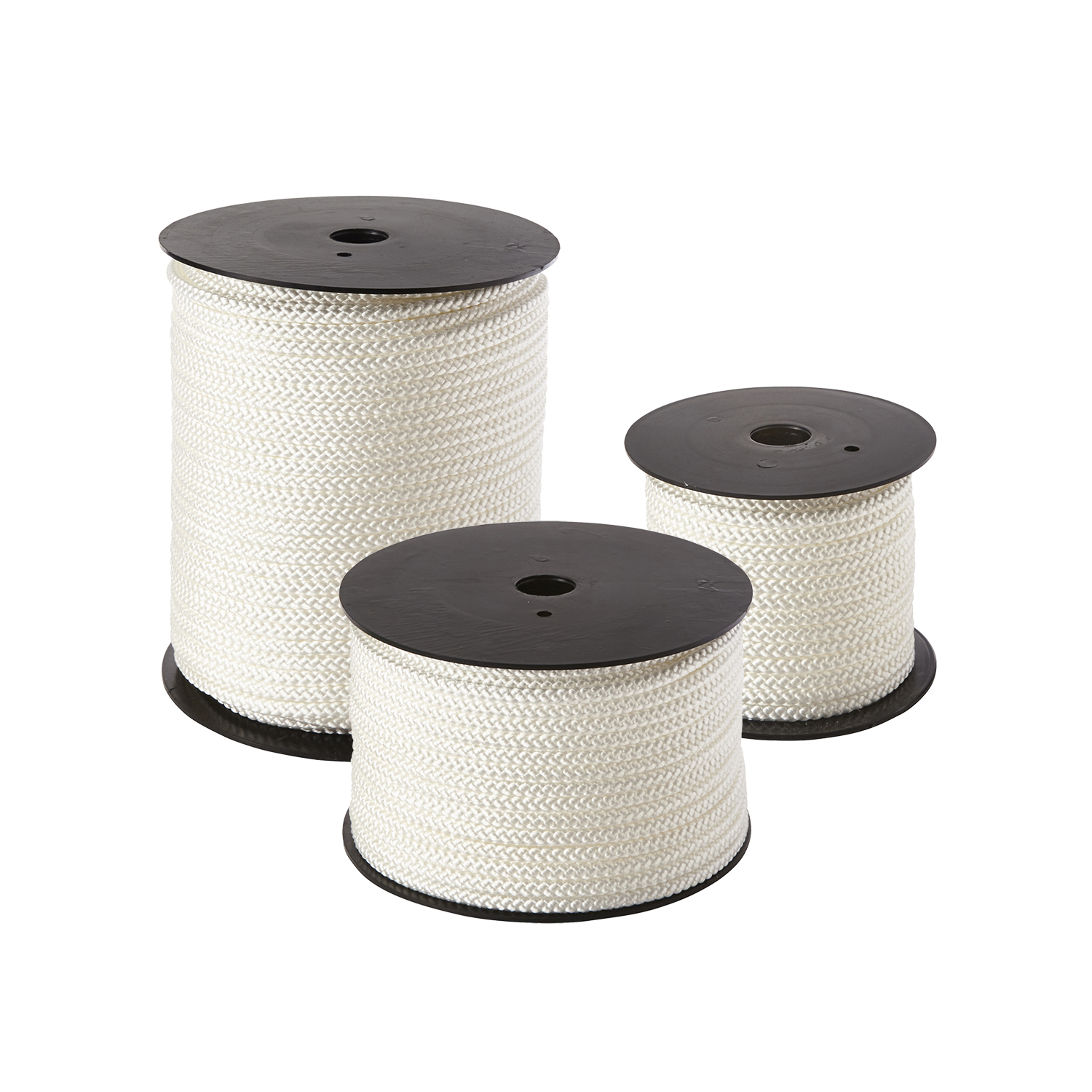 White Pre-Stretched Nylon Sash Cord