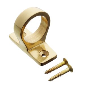 Solid Brass Ring Pulls - Lacquered Brass
