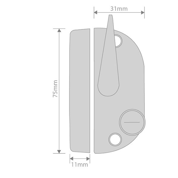 Securifitch Fastener Right Handed Locking - Image 2